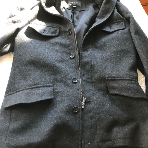 Mens classic pea coat - Picture 3 of 4